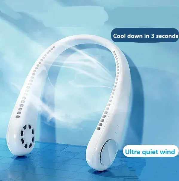 BreezeBand™ Portable Neck Fan | 4 Air Vents | 3-Speed Modes